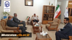دیدار مدیر دانشگاه فرهنگیان استان خوزستان با دکتر کاویانی مدیر کل امور اقتصاد دارایی استان خوزستان  2