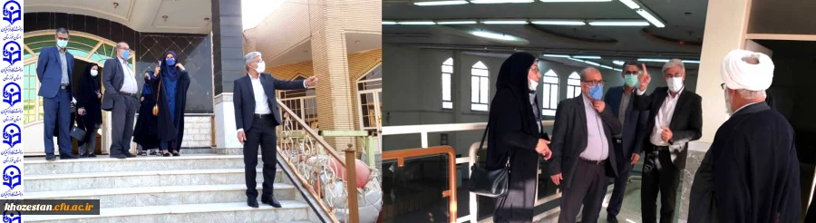 بازدید مدیر دانشگاه فرهنگیان استان خوزستان از سرای دانشجویی مرکز آموزش عالی خدیجه کبری(س)دزفول  2