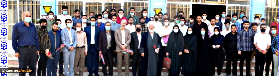 آیین استقبال از نودانشجومعلمان دانشگاه فرهنگیان در پردیس حضرت رسول اکرم(ص)اهواز  2