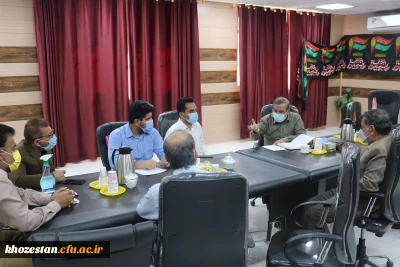 برگزاری جلسه کمیته پیگیری مصوبات شورای مدیریت استان در پردیس حضرت رسول اکرم(ص) خوزستان