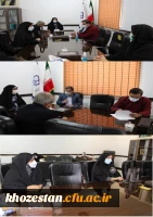 بازدید مدیر بهسازی منابع انسانی و مسئول دوره مهارت آموزی دانشگاه فرهنگیان از پردیس حضرت فاطمه الزهرا(س) اهواز