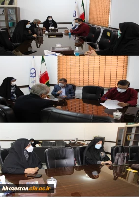 بازدید مدیر بهسازی منابع انسانی و مسئول دوره مهارت آموزی دانشگاه فرهنگیان از پردیس حضرت فاطمه الزهرا(س) اهواز