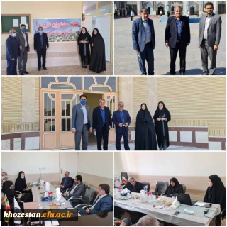 بازدید دکتر رحیمی مدیر بهسازی و منابع انسانی و خانم معارف وند از مسئولان دوره های مهارت آموزی دانشگاه فرهنگیان، از مراکز مهارت آموزان شوش و شادگان