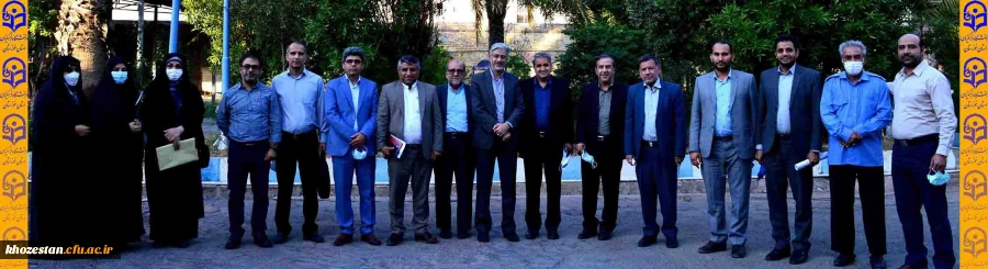 بازدید دکتر رحیمی مدیر بهسازی و منابع انسانی و سرکار خانم معارف وند از دانشگاه فرهنگیان استان خوزستان 3