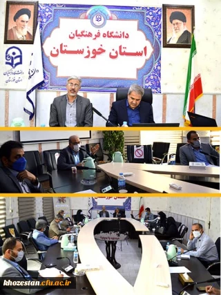 بازدید دکتر رحیمی، مدیر بهسازی و منابع انسانی و خانم معارف وند از دانشگاه فرهنگیان استان خوزستان