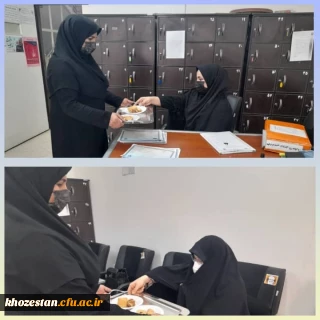 پخش مولودی خوانی بمناسبت میلاد امام حسن عسکری(ع) در پردیس حضرت فاطمه الزهرا(س) اهواز