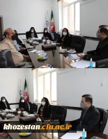 جلسه شورای آموزشی در پردیس حضرت فاطمه الزهرا(س) اهواز