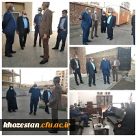 بازدید مدیرکل مالی سازمان مرکزی دانشگاه فرهنگیان از پردیس فاطمه الزهرا(س) خوزستان