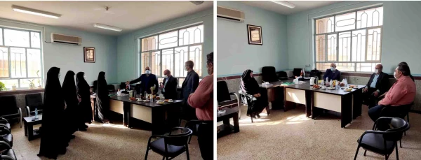 بازدید دکتر چناری مدیر کل مالی سازمان مرکزی دانشگاه فرهنگیان از مرکز اروند آبادان 2
