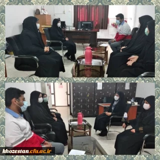 برگزاری اولین جلسه کانون هلال احمر در پردیس حضرت فاطمه الزهرا(س) اهواز