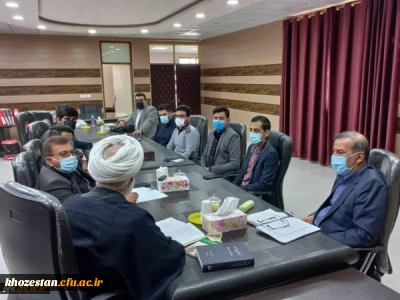 برگزاری نشست فرهنگی دبیران کانون های فرهنگی و انجمن های علمی دانشجویی در سالن جلسات دکتر قیصر امین پور در پردیس حضرت رسول اکرم(ص) اهواز