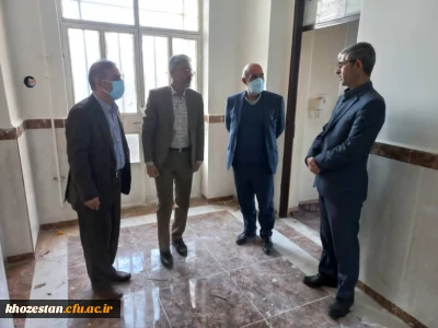 بازدید مدیر کل مالی سازمان مرکزی دانشگاه فرهنگیان از پردیس حضرت رسول اکرم(ص) اهواز 