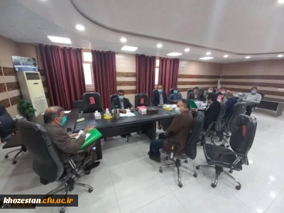 برگزاری دومین جلسه کارگروه بازگشایی سراهای دانشجویی در پردیس حضرت رسول اکرم(ص) اهواز