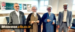 دیدار مدیر دانشگاه فرهنگیان استان خوزستان با آیت الله محسن حیدری 
 2