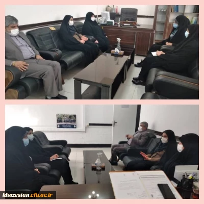 دیدار مدیر بنیاد شهید استان خوزستان با سرپرست پردیس حضرت فاطمه الزهرا (س) خوزستان