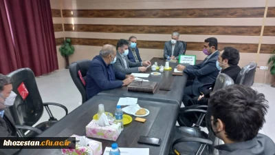 جلسه کارگروه برگزاری انتخابات کانون همیاران بهداشت و سلامت جسم در پردیس حضرت رسول اکرم(ص) اهواز