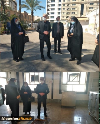 بازدید سرپرست امور پردیس های استان خوزستان از پردیس حضرت فاطمه الزهرا(س) اهواز