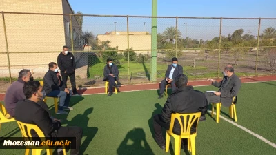 برگزاری جلسه عوامل حفاظت فیزیکی در پردیس حضرت رسول اکرم(ص) اهواز