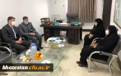 بازدید ناظر منطقه ای اعزامی سازمان مرکزی از پردیس حضرت فاطمه الزهرا(س) اهواز