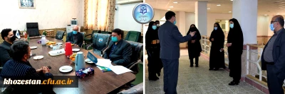 بازدید نمایندگان سازمان مرکزی از فعالیت های فرهنگی و اجتماعی در پردیس ها و مراکز استان