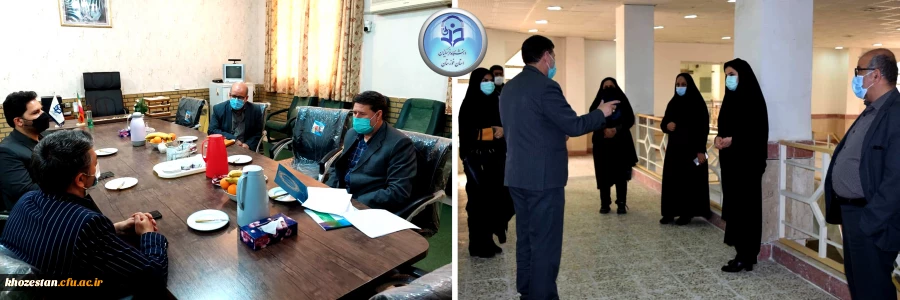 بازدید نمایندگان سازمان مرکزی از فعالیت های فرهنگی و اجتماعی در پردیس ها و مراکز استان 2