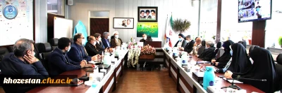 دیدارهای مدیر دانشگاه فرهنگیان استان خوزستان با مقام عالی دانشگاه فرهنگیان و تعدادی از معاونین و مدیران کل سازمان مرکزی