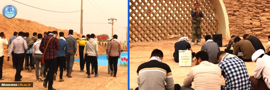 برگزاری اردوی راهیان نور دانشجومعلمان دانشگاه فرهنگیان استان خوزستان 2