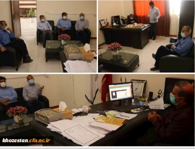 برگزاری جلسه ارزیابی و هماهنگی کلاس های حضوری در پردیس حضرت رسول اکرم(ص) اهواز