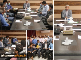 برگزاری دومین جلسه شورای اداری در پردیس حضرت رسول اکرم(ص) اهواز