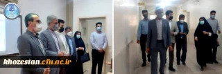 بازدید دکتر جرفی مدیریت دانشگاه فرهنگیان استان و هیأت همراه از مرکز آموزش عالی امام رضا(ع) اندیمشک