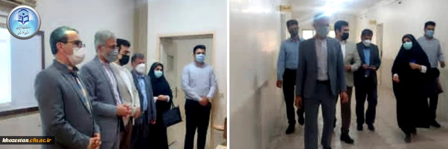 بازدید دکتر جرفی مدیریت دانشگاه فرهنگیان استان و هیأت همراه از مرکز آموزش عالی امام رضا(ع) اندیمشک 2