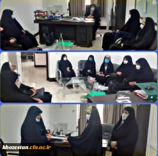 جلسه ی معارفه فرمانده جدید پایگاه پردیس حضرت فاطمه الزهرا(س) اهواز