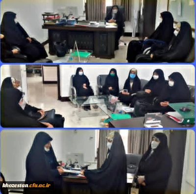 جلسه ی معارفه فرمانده جدید پایگاه پردیس حضرت فاطمه الزهرا(س) اهواز