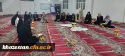 برگزاری جز خوانی قرآن کریم ،و برپایی سفره امام حسن(ع)در خوابگاه پردیس حضرت فاطمه الزهرا(س) اهواز