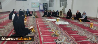 برگزاری جز خوانی قرآن کریم ،و برپایی سفره امام حسن(ع)در خوابگاه پردیس حضرت فاطمه الزهرا(س) اهواز