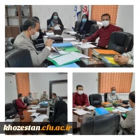 برگزاری جلسه شورای آموزشی در خصوص هفته سرآمدی آموزش در پردیس حضرت فاطمه الزهرا(س) اهواز