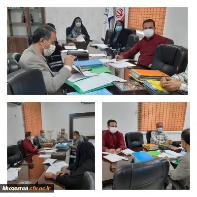 برگزاری جلسه شورای آموزشی در خصوص هفته سرآمدی آموزش در پردیس حضرت فاطمه الزهرا(س) اهواز