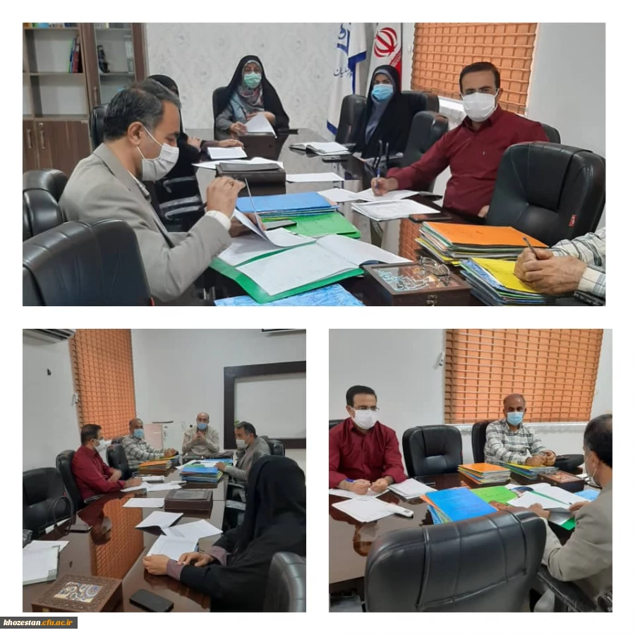 برگزاری جلسه شورای آموزشی در خصوص هفته سرآمدی آموزش در پردیس حضرت فاطمه الزهرا(س) اهواز