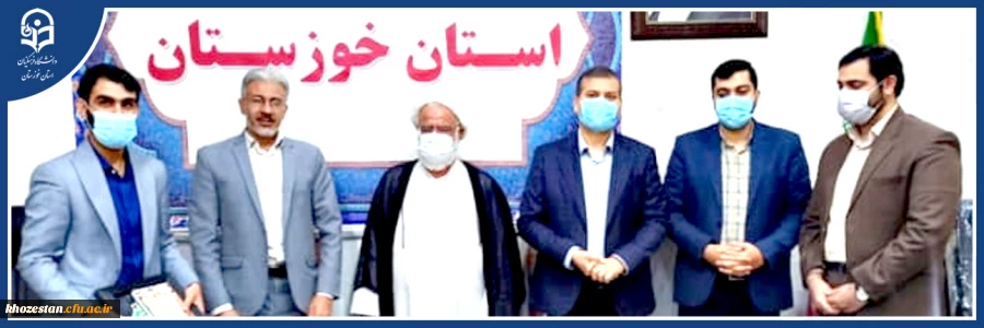 برگزاری آئین تکریم و معارفه ی فرمانده بسیج دانشجویی شهید رضا ملایی دانشگاه فرهنگیان خوزستان
 2