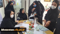 برگزاری پایگاه سلامت تغذیه سالم با همکاری گروه بهبود تغذیه ی معاونت محترم بهداشت دانشگاه علوم پزشکی دزفول 2