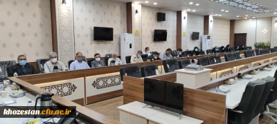 برگزاری جلسه شورای هماهنگی حفظ آثار و ارزش های دفاع مقدس شهرستان دزفول در محل سالن جلسات ناحیه مقاومت بسیج