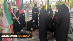 تجدید میثاق دانشجو معلمان و کارکنان مرکز آموزش عالی حضرت خدیجه کبری (ُس) با امام راحل (ره) 2