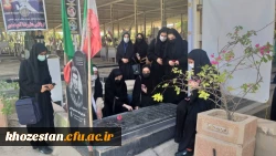 تجدید میثاق دانشجو معلمان و کارکنان مرکز آموزش عالی حضرت خدیجه کبری (ُس) با امام راحل (ره) 2