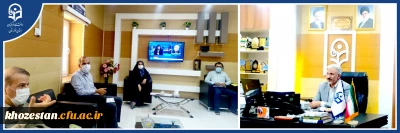 با حضور سرپرست دانشگاه فرهنگیان استان خوزستان برگزاری گردید:

جلسه کمیته بررسی صحت واعتبارسنجی آمادگی سایت های مراکز آزمون استان خوزستان
