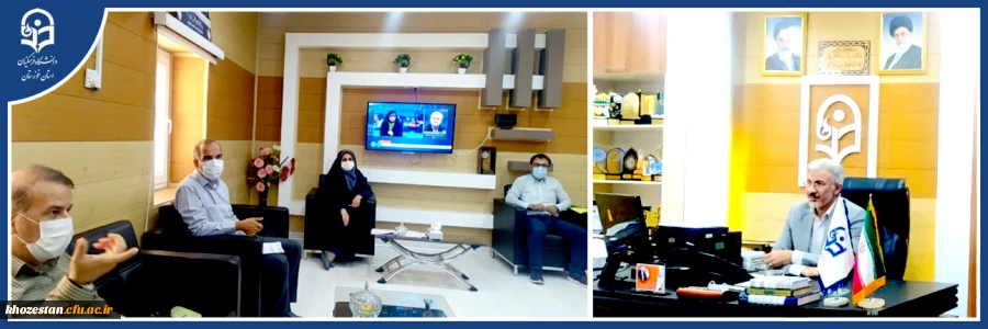 جلسه کمیته بررسی صحت واعتبارسنجی آمادگی سایت های مراکز آزمون استان خوزستان 2