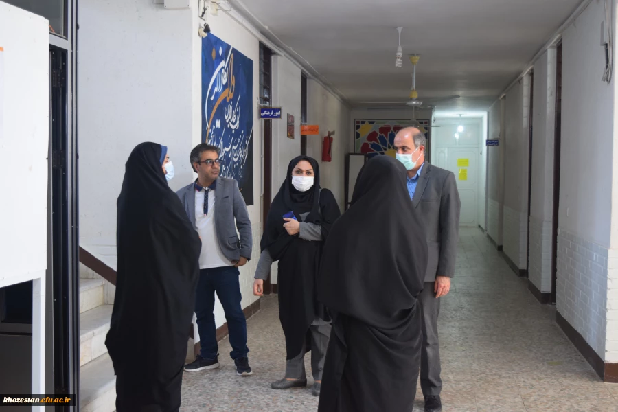 بازدید کارشناس مسئولان محترم مدیریت امور پردیس های استان از مرکز آموزش عالی خدیجه کبری (س) دزفول 3