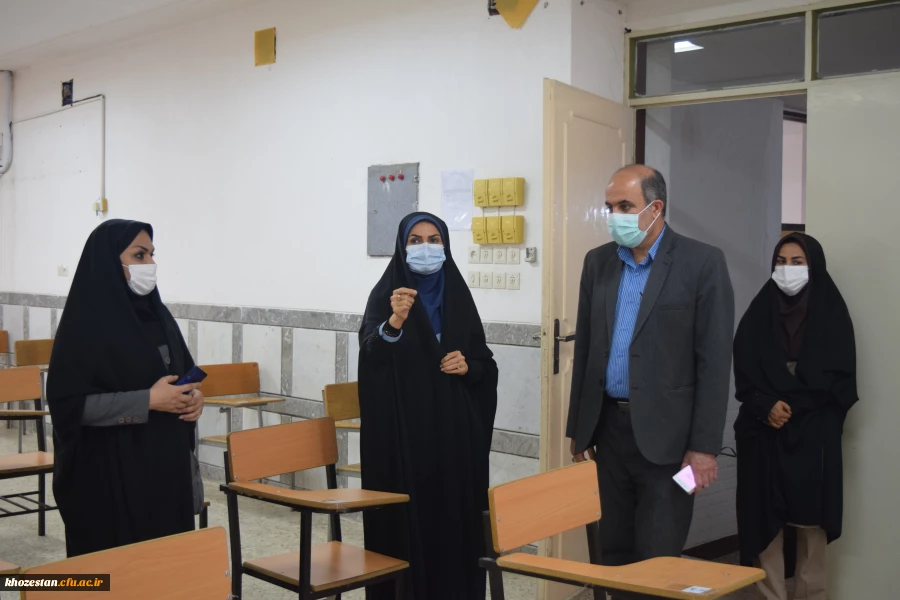 بازدید کارشناس مسئولان محترم مدیریت امور پردیس های استان از مرکز آموزش عالی خدیجه کبری (س) دزفول 5