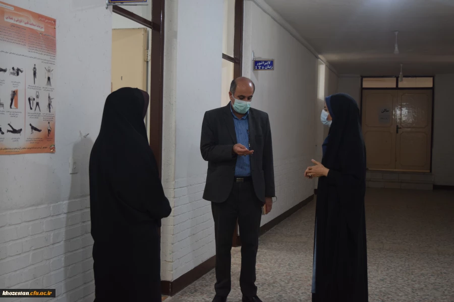 بازدید کارشناس مسئولان محترم مدیریت امور پردیس های استان از مرکز آموزش عالی خدیجه کبری (س) دزفول 8