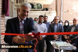 افتتاح آشپزخانه صنعتی پردیس حضرت فاطمه الزهرا(س) اهواز توسط آقای دکتر جرفی مدیر امور پردیس های استان خوزستان