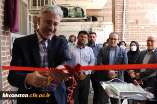 افتتاح آشپزخانه صنعتی پردیس حضرت فاطمه الزهرا(س) اهواز توسط آقای دکتر جرفی مدیر امور پردیس های استان خوزستان